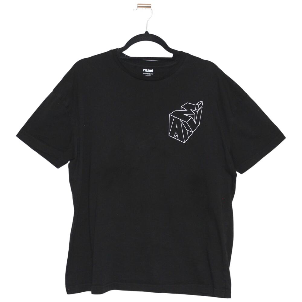 MAVI Logo Black Oversize T-shirt Size Medium
